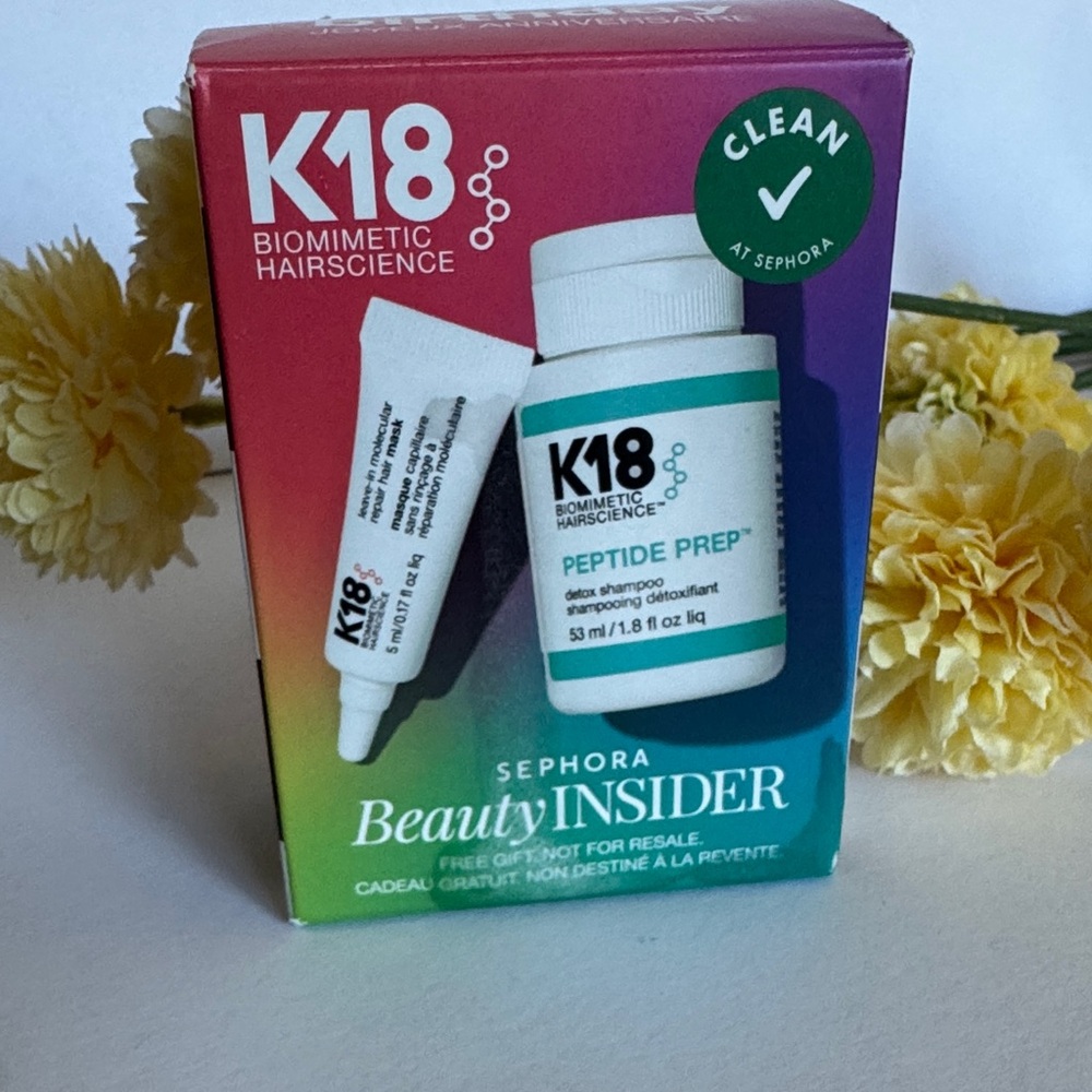 K18 Biomimetic Hairscience Peptide Prep Shampoo - White